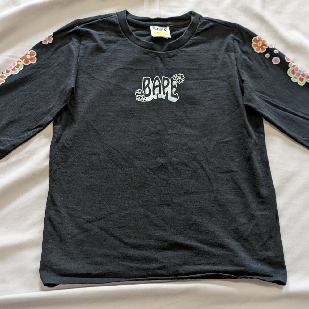 BAPE Ladies' Flower Long Sleeve T-Shirt